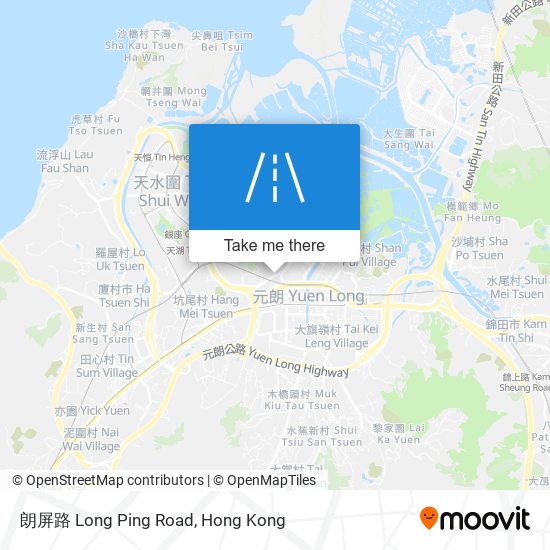 朗屏路 Long Ping Road map