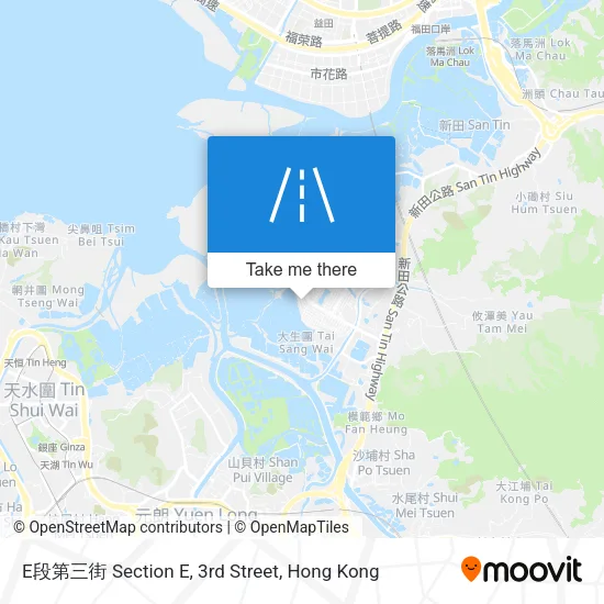 E段第三街 Section E, 3rd Street地圖