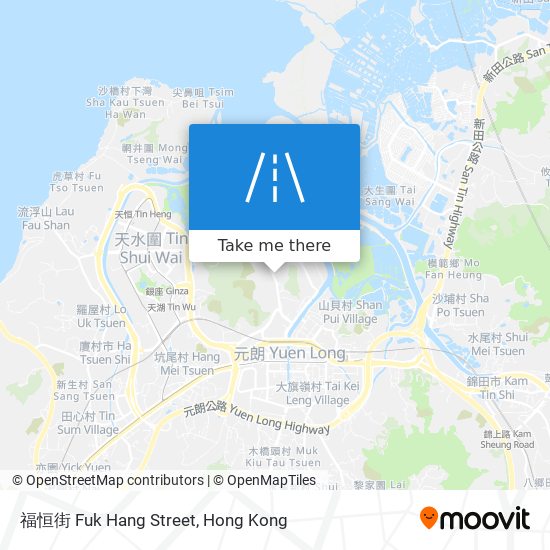 福恒街 Fuk Hang Street map