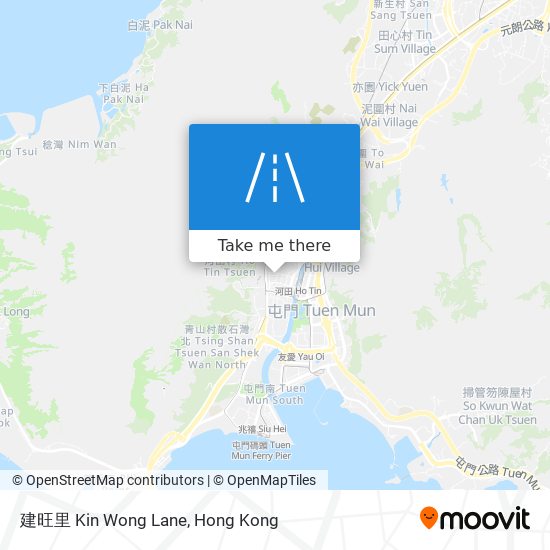 建旺里 Kin Wong Lane map