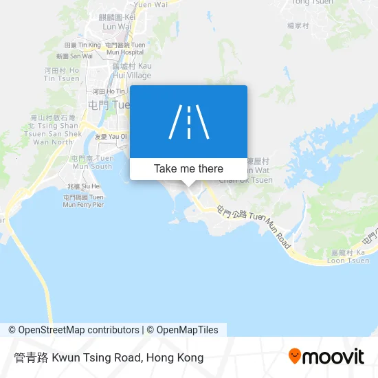 管青路 Kwun Tsing Road map