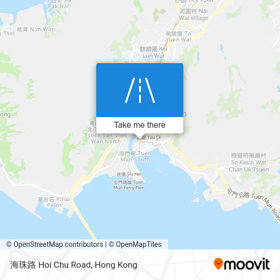 海珠路 Hoi Chu Road map