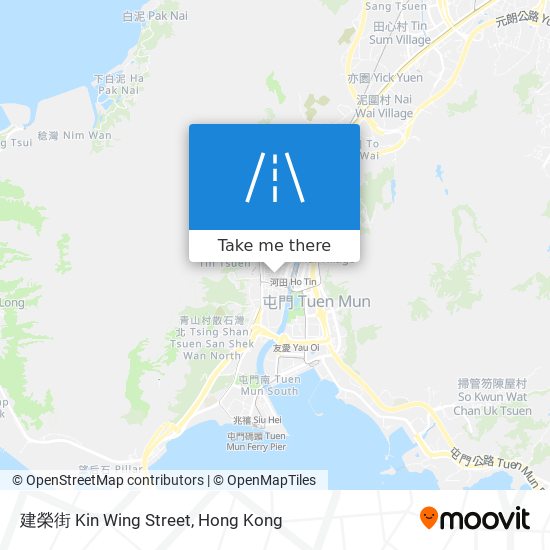 建榮街 Kin Wing Street map