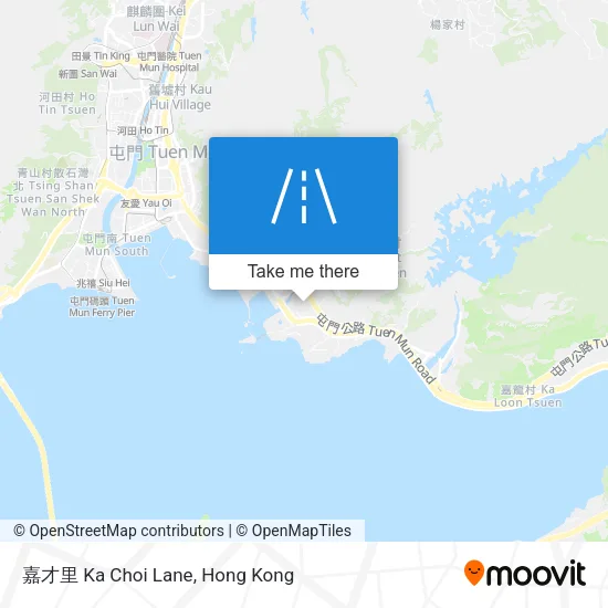 嘉才里 Ka Choi Lane map