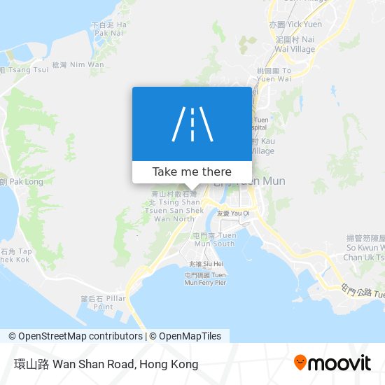 環山路 Wan Shan Road map