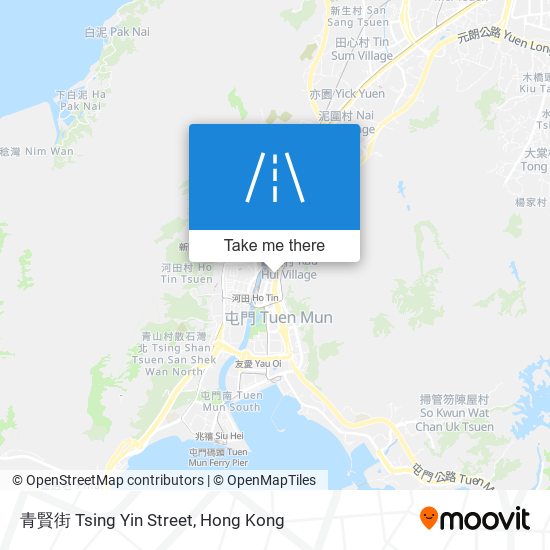 青賢街 Tsing Yin Street map