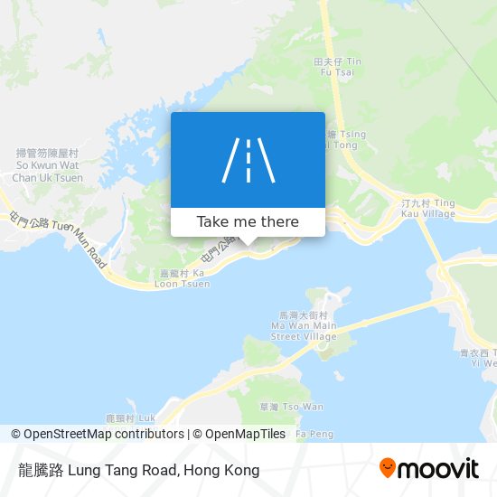 龍騰路 Lung Tang Road map