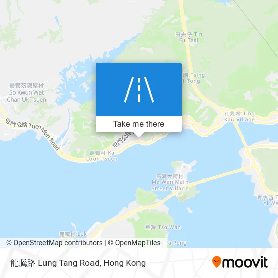 龍騰路 Lung Tang Road map