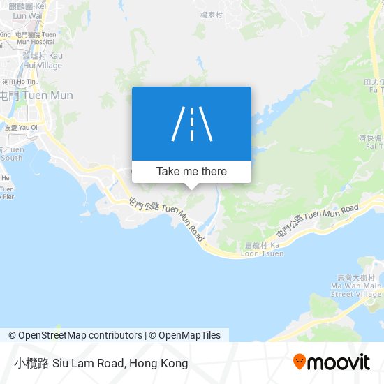 小欖路 Siu Lam Road map