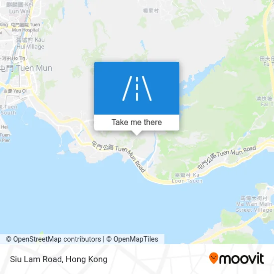 小欖路 Siu Lam Road map