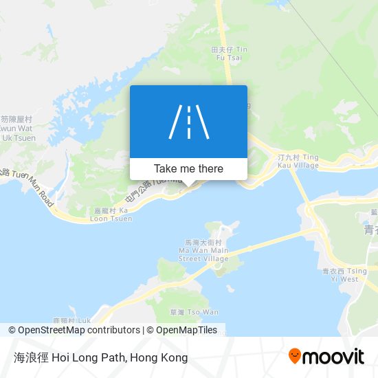 海浪徑 Hoi Long Path map