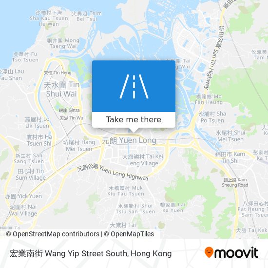 宏業南街 Wang Yip Street South地圖