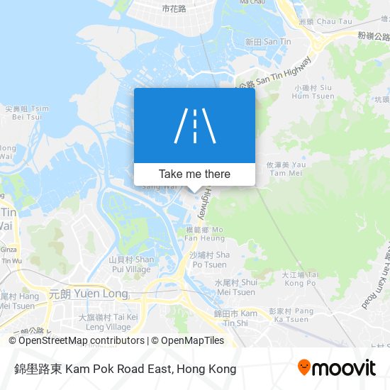 錦壆路東 Kam Pok Road East map
