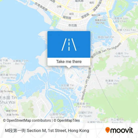 M段第一街 Section M, 1st Street地圖