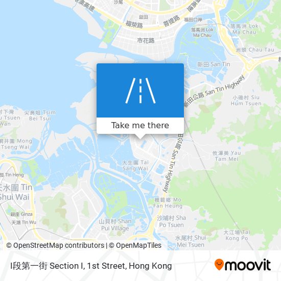 I段第一街 Section I, 1st Street map