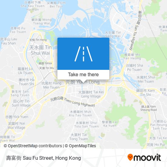 壽富街 Sau Fu Street map