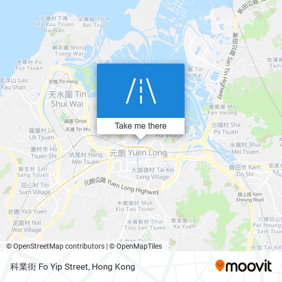 科業街 Fo Yip Street map