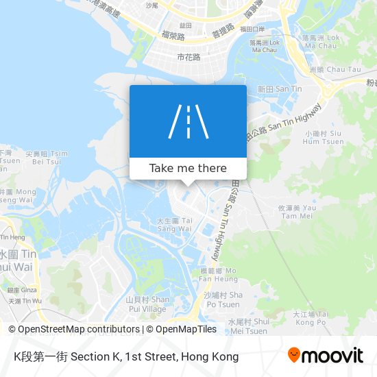 K段第一街 Section K, 1st Street map