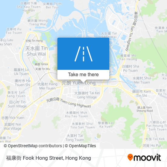 福康街 Fook Hong Street map