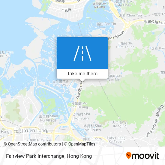 錦繡交匯處 Fairview Park Interchange地圖