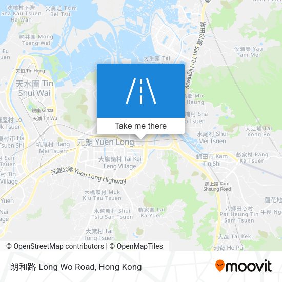 朗和路 Long Wo Road map