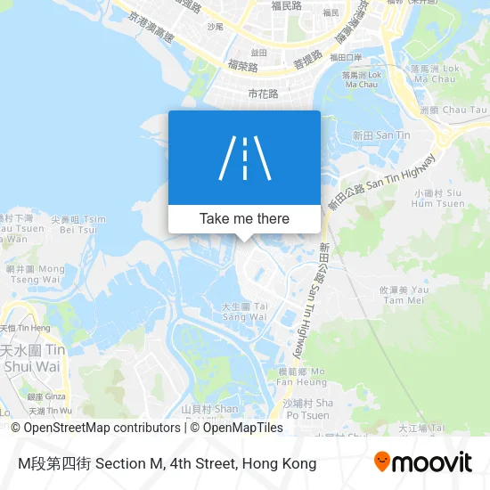 M段第四街 Section M, 4th Street地圖
