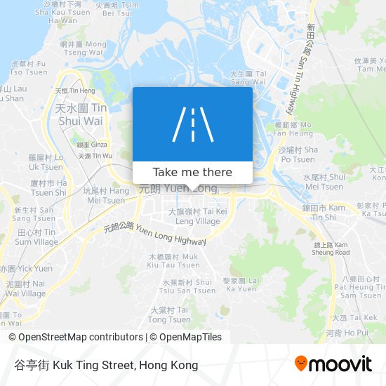 谷亭街 Kuk Ting Street map