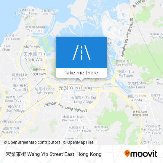 宏業東街 Wang Yip Street East map