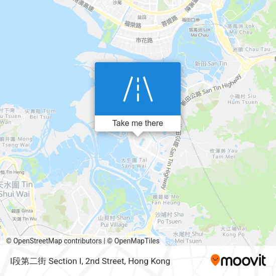 I段第二街 Section I, 2nd Street地圖