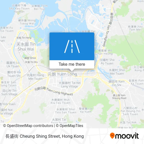 長盛街 Cheung Shing Street map