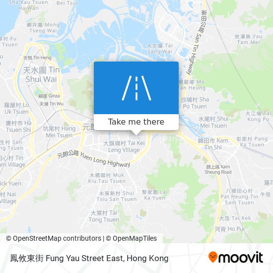 鳳攸東街 Fung Yau Street East map