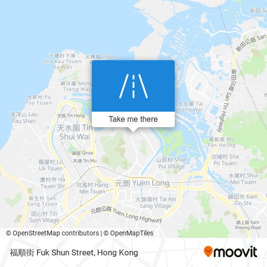 福順街 Fuk Shun Street map