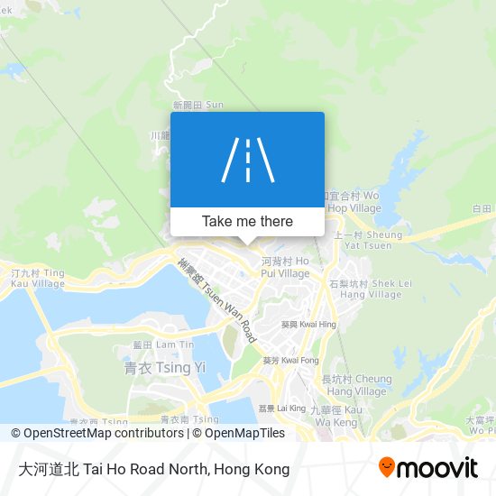 大河道北 Tai Ho Road North map