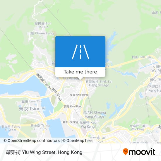 耀榮街 Yiu Wing Street map