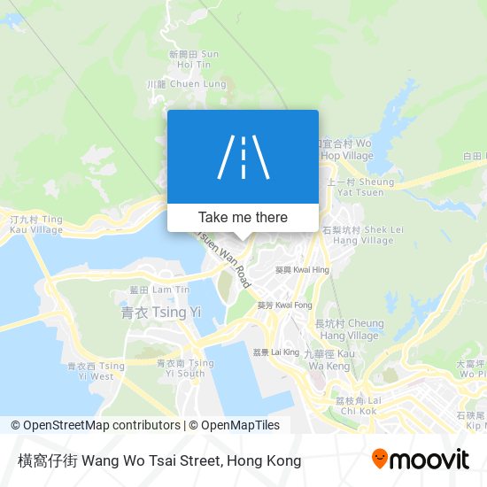 橫窩仔街 Wang Wo Tsai Street map