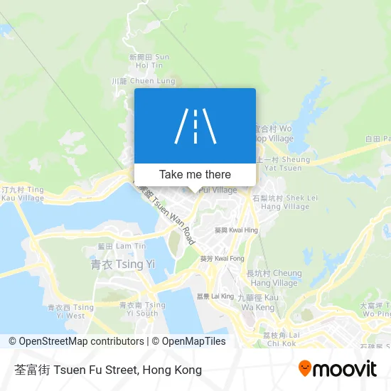 荃富街 Tsuen Fu Street map