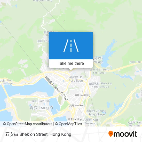 石安街 Shek on Street map