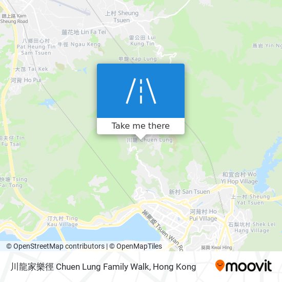 川龍家樂徑 Chuen Lung Family Walk map