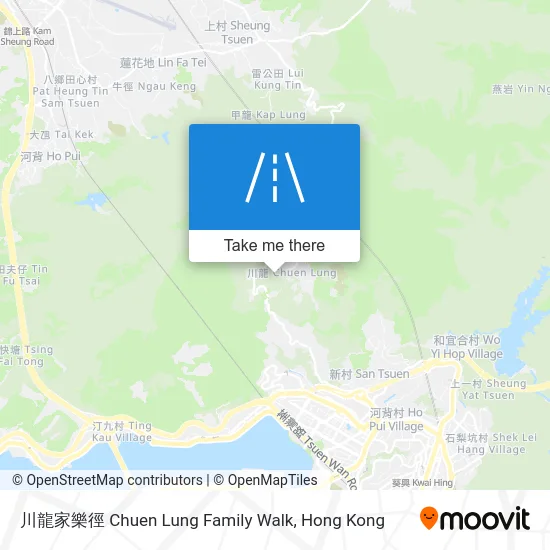 川龍家樂徑 Chuen Lung Family Walk map