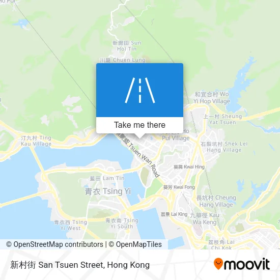 新村街 San Tsuen Street map