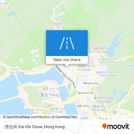 啓志街 Kai Chi Close map