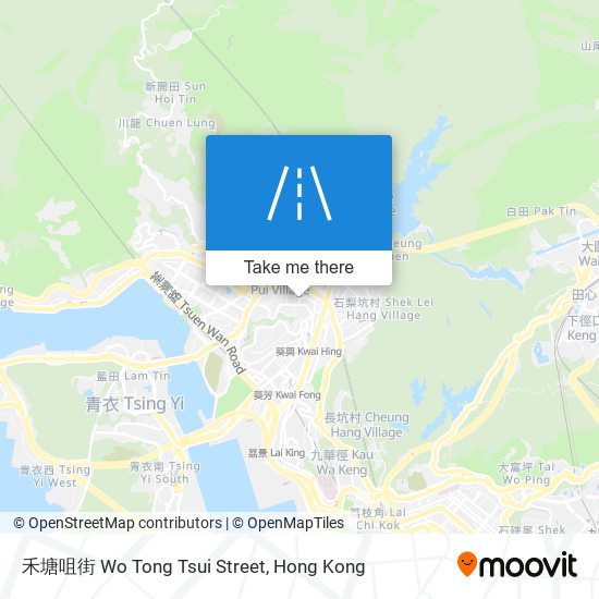 禾塘咀街 Wo Tong Tsui Street map