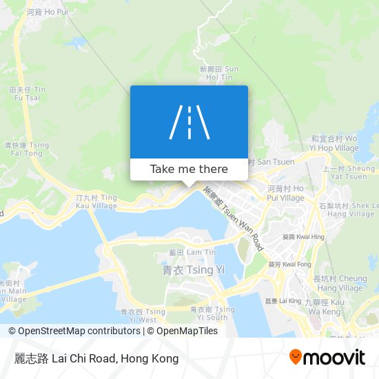 麗志路 Lai Chi Road map