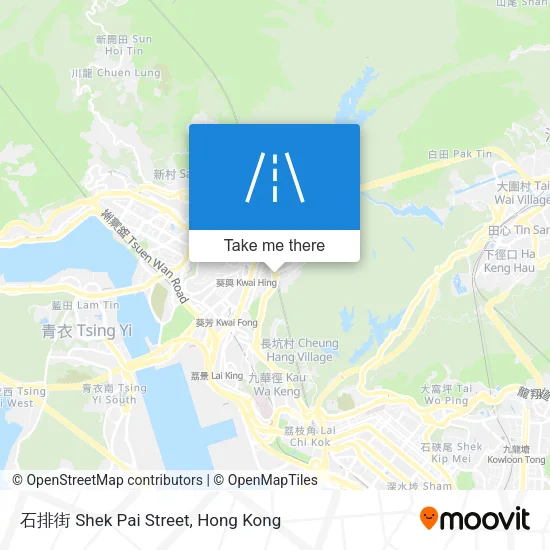 石排街 Shek Pai Street地圖