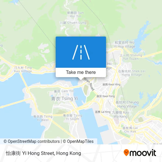 怡康街 Yi Hong Street map