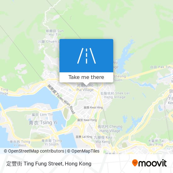 定豐街 Ting Fung Street map