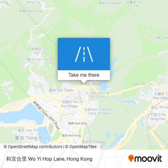 和宜合里 Wo Yi Hop Lane map