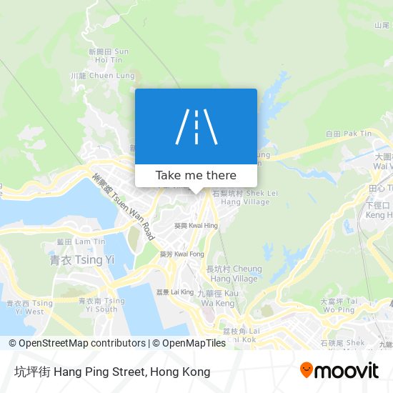 坑坪街 Hang Ping Street map