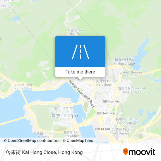 啓康街 Kai Hong Close map