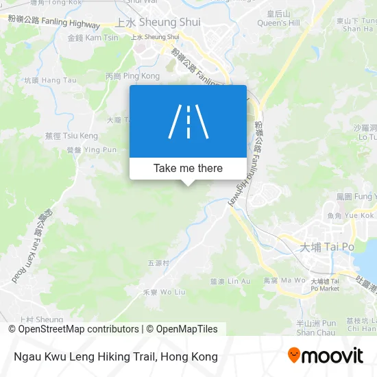 Ngau Kwu Leng Hiking Trail map